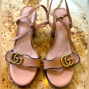 Gucci Marmont Ankle strap sandals size 39